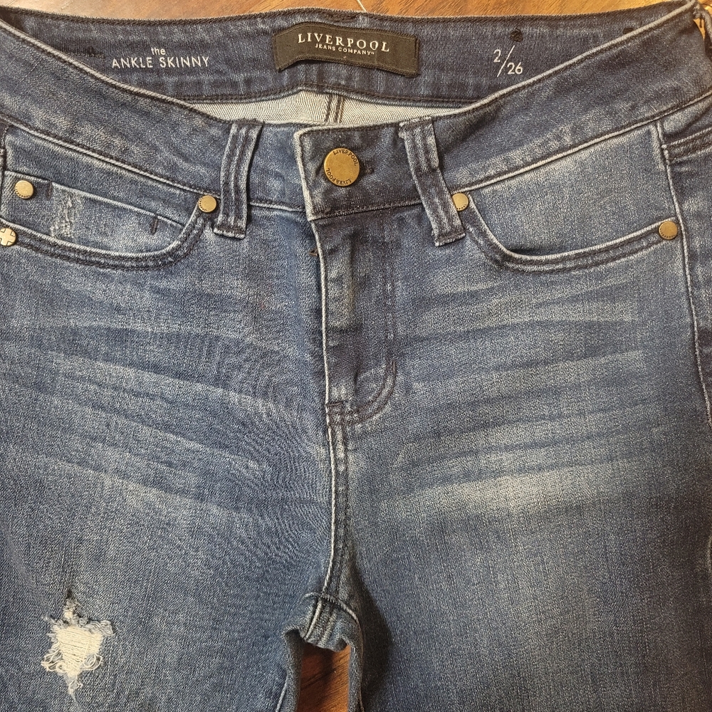 Liverpool Jeans Company ankle skinny sz. 2/26